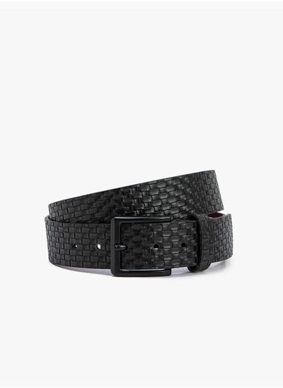 اشتري Belt Faux Leather Metal Buckle Detailed في الامارات