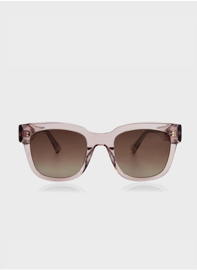 اشتري Transparent Sand Wayfarers Sunglasses في الامارات