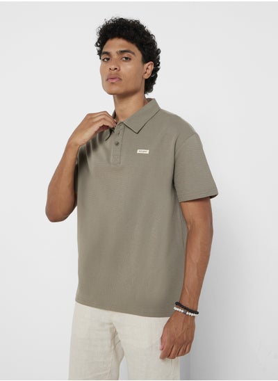 اشتري Men'S Polo Solid Short Sleeve T-Shirt في الامارات