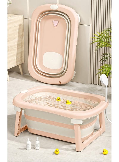 Buy Portable Foldable Baby Bathtub Bath Bucket Eco-Friendly Bathing Tub for Shower Stall Efficient Maintenance of Temperature in Saudi Arabia