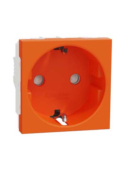 Buy New Unica shoko socket, 16 amp , Orange in Egypt