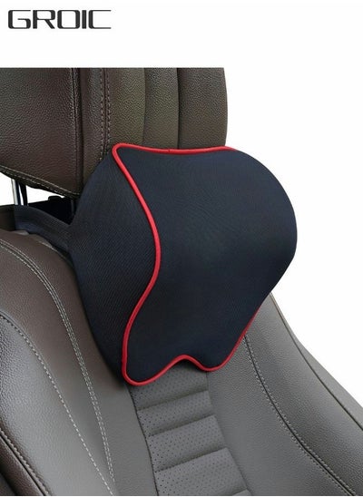 Buy Car Neck Pillow,Softness Car Headrest Pillow,Car Neck Support Pillow for Neck Pain Relief When Driving,Headrest Pillow for Car Seat,Memory Foam and Breathable Removable Car Neck Pillow,Car Interior in Saudi Arabia