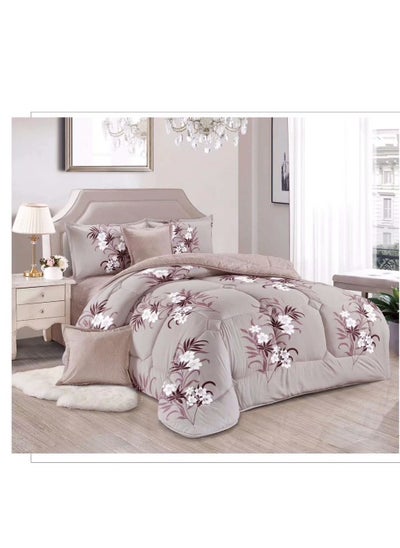 Buy Pure cotton Comforter 6pcs set, Duvet Insert, Soft and warm   for All Season in UAE