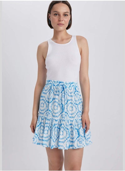 Buy Woman Tiered Woven Skirt in UAE