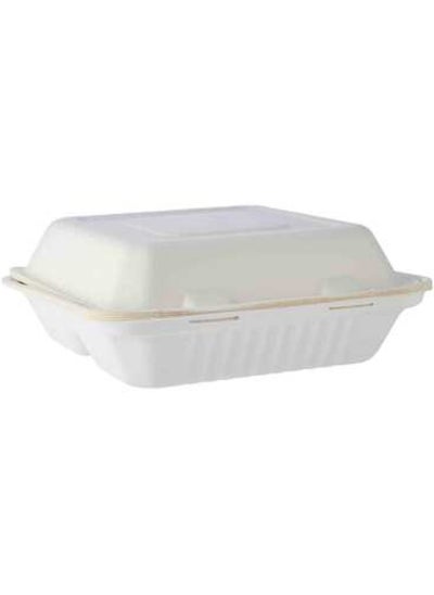 Buy Bio-degradable Lunch Box 3 Divider 5 Pieces in Saudi Arabia