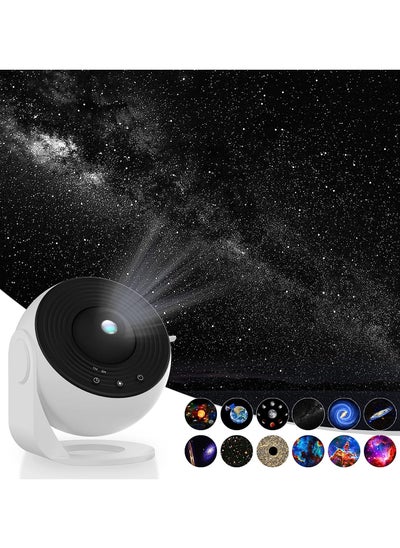 Buy Star Projector HD Image Large Projection Area LED Lights for Bedroom Night Light,Planetarium Projector Galaxy Night Light Projector for Kids Include 4K Replaceable 12 Galaxy Discs in Saudi Arabia