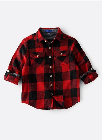 اشتري Woven f/slv checks shirt في الامارات