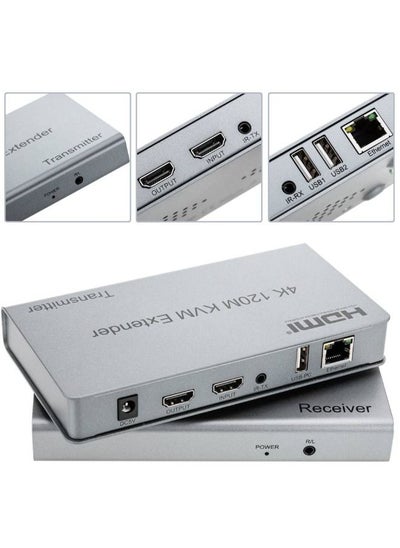 Buy 4K 120M HDMI KVM extender over IP,with IR,USB in UAE