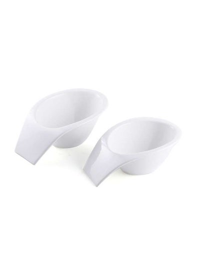 Buy Ivory Porcelain Pan Bowl 22.5 cm in UAE