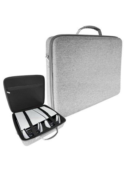 اشتري Protective Travel Bag for PS5 Slim Console Controller (Gray) في الامارات