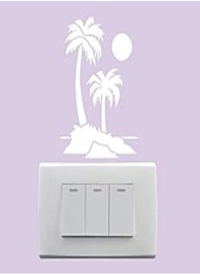 Buy Wall Sticker - Light Switch - Palm & Moon in Egypt