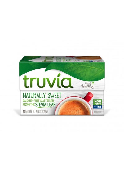 Buy Truvia Natural Stevia Sweetener Packets, 2.82 oz (40 ct) in UAE