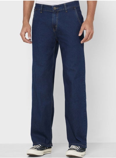 Buy Mens Basic Baggy Jeans in Saudi Arabia