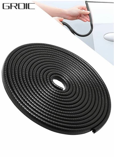 اشتري 32.8 FT Car Door Edge Guards, Car Edge Rubber Seal Trim Protector, No Glue Needed U Shape Car Door Guard Universal for Most Cars, Vehicles, SUVs (Black) في السعودية