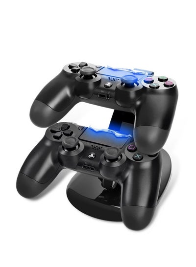 Buy Dual USB Charging Station Stand For Sony PS4/PS4 Pro Controller - Wireless in Saudi Arabia