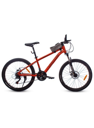 Buy Steer Aluminum Frame 21-Speed Front Assistant Bike, 24-Inch Size, Orange in Egypt