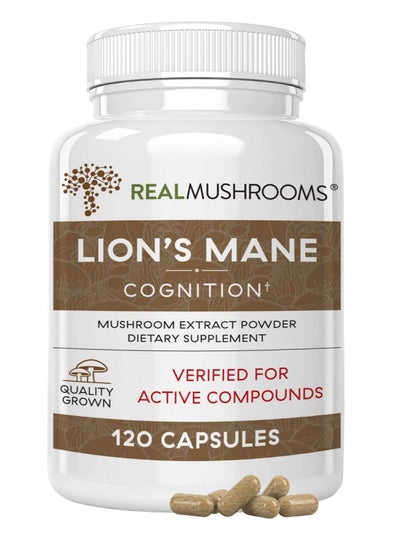 Buy Real Mushrooms Store Lion's Mane Cognition Capsules in UAE