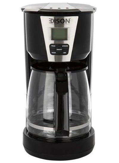 Buy Coffee machine 1.8 liter black 1800 watts in Saudi Arabia