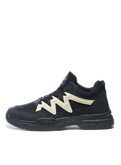 Buy Suede Lace-up  Casual Shoes For Men - BLACK in Egypt