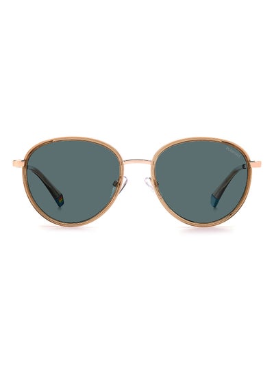 Buy Round / Oval  Sunglasses PLD 6150/S/X  BEIGE 53 in UAE