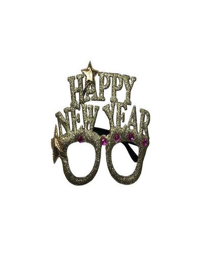 Buy happy new year glasses gold in Egypt