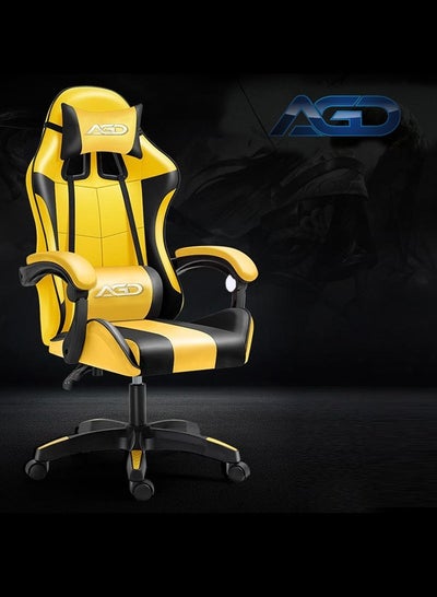 Buy Gaming Chair Comfortable with a height-adjustable high , support the neck and lower back in Saudi Arabia