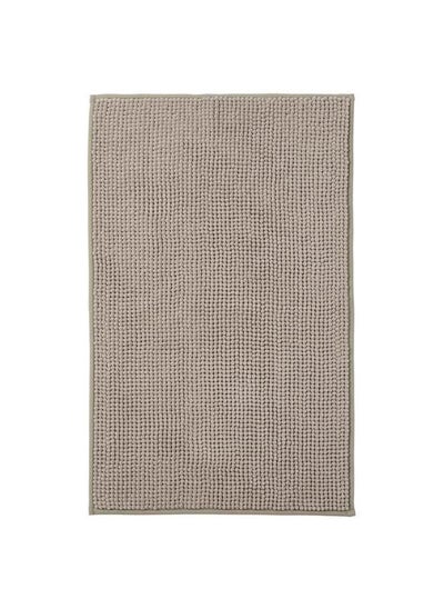 Buy Bath Mat Dark Beige 50X80 Cm in Saudi Arabia