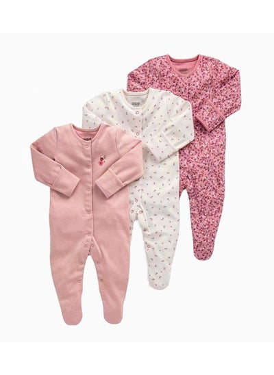 Buy Cotton Newborn Bodysuit Baby Clothes Three-piece Set in UAE