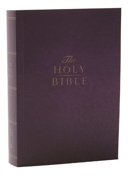 اشتري KJV Holy Bible: Compact with 43,000 Cross References, Purple Softcover, Red Letter, Comfort Print: King James Version في الامارات