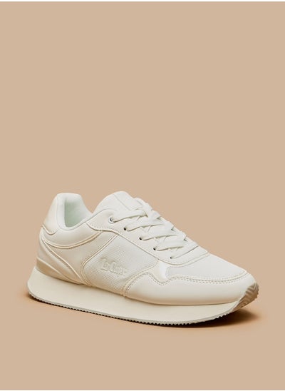 Buy Women's Panelled Sneakers with Lace-Up Closure in UAE