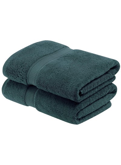 Buy Signoola Bath towel 90 x 170 cm Green Scot Solid, 100% cotton in Egypt