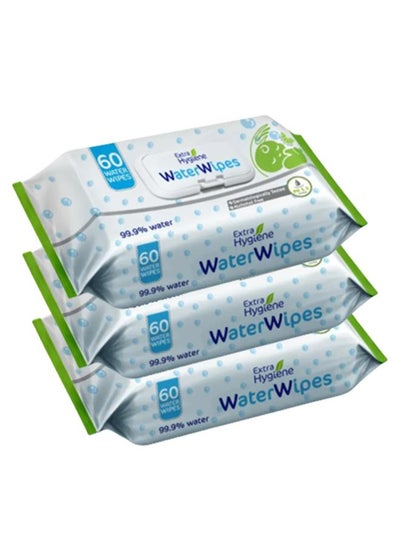 Buy Hygiene Baby Water Wipes with Kiwi 3 Packs - 180 Pieces in Egypt