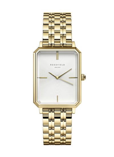 Buy Rosefield Octagon White Sunray Steel Gold Women Watch - OCWSG-O40 in UAE