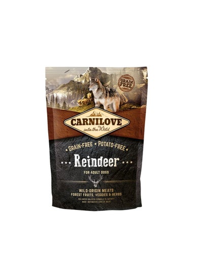 Buy Carnilove Reindeer For Adult Dogs ( 1.5kg ) in UAE