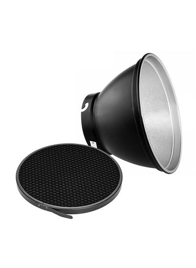 اشتري 210mm Elinchrom Mount Reflector Diffuser Shade Lamp Shade with 60° Honeycomb Grid for Elinchrom Mount Studio Strobe Flash Light Speedlite Portrait and Commercial Photography Accessory في السعودية