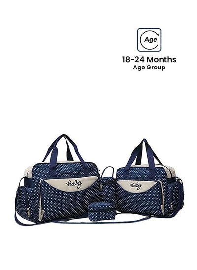 Buy 4-Piece Multifunctional Baby Traveling Diaper Bag Set in Saudi Arabia