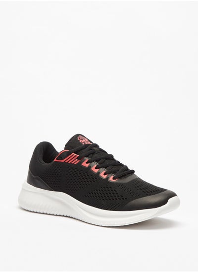 اشتري Textured Lace Up Mens' Sports Shoes في الامارات