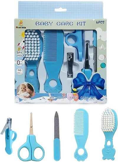 Buy Baby Nail Care - Baby Grooming Kit & Cleaning Kit for Infant Personal Daily Cleaning, Newborn Manicure Set Baby Health Care Kit Nail Clippers Hairbrush (6 PCS) in Egypt