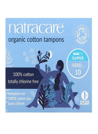 اشتري Organic Cotton Tampons Super 10 Tampons في الامارات