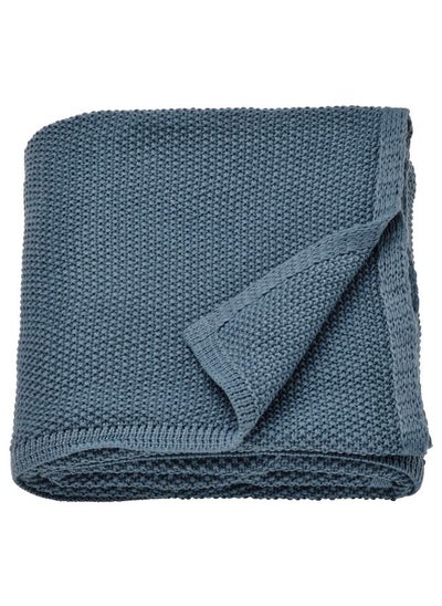 Buy Throw Blue Grey 130X170 Cm in Saudi Arabia