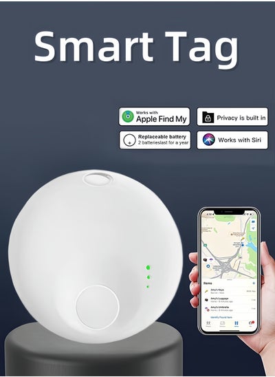 Buy Bluetooth Tacker Smart AirTag Anti Lose Reminder key Finder Works With Apple Find My IOS System in Saudi Arabia