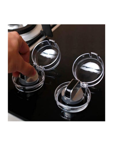 Buy Kaptin 6 Pack Clear Safety Kitchen Stove Gas Knob Covers,Children Safety Guards,Universal Oven Gas Stove Knob Protection Locks for Child in UAE