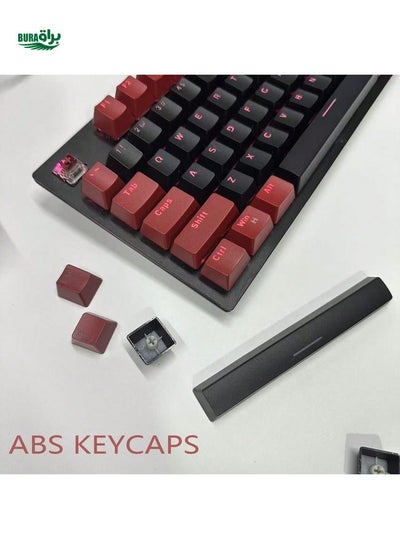 Buy Pbt Material Red And Black 104 Keycaps, Abs Oem Universal Backlit Keycaps Replacement Mechanical Keyboard Accessories Compatible With Cherry Mx/Gatron Switches, Keyboard Oem Configuration File 6187104 Mechanical Keyboard Attention: This Product Is Only A Set Of 104 Keycaps, Not A Keyboard!!! Not A Keyboard!!! Please Carefully Consider Before Placing An Order. in Saudi Arabia