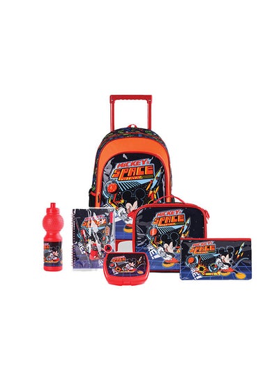 اشتري 6 In 1 Disney Mickey Mouse Space Patrol Trolley Box Set 18 inches في الامارات