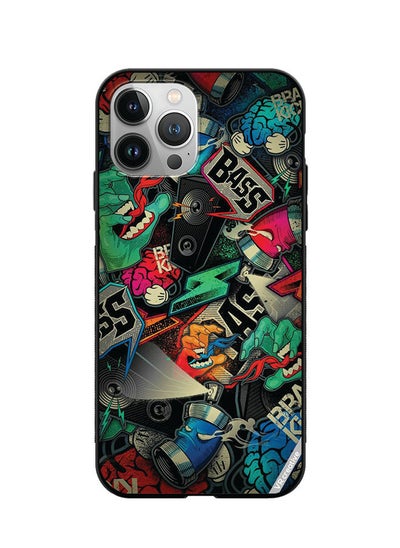 Buy Protective Case Cover For Apple iPhone 11 Pro Max Bass Design Multicolour in UAE