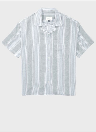 Buy Striped Regular Fit Shirt in UAE