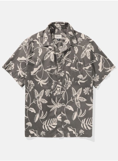 Buy AE Floral Button-Up Poolside Shirt in UAE