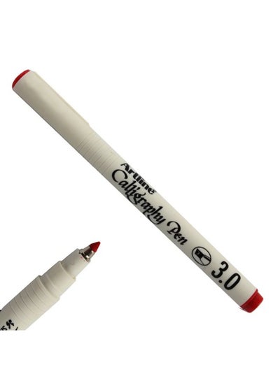 Buy Arabic calligraphy pen 3 mm red - EK 243-N/AB in Egypt