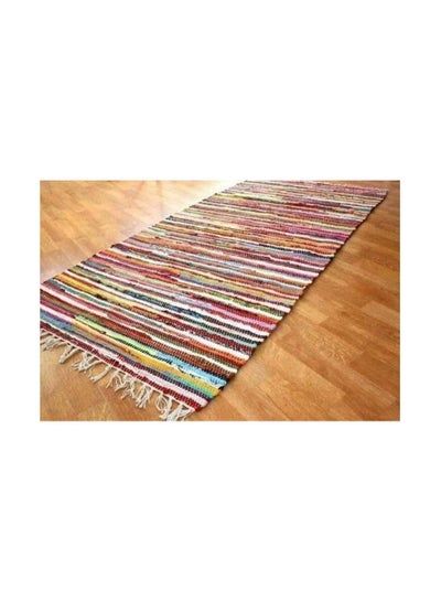 Buy Handmade kilim carpet, size 200X70 cm, various colors, recycled materials from Egypt Antiques in Egypt