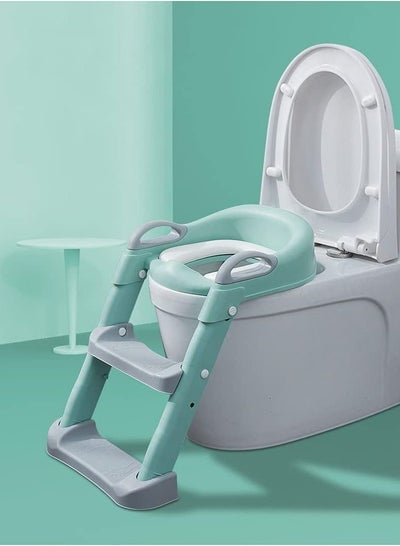 Buy Potty Training Seat with Step Stool Ladder,Potty Training Toilet for Kids Boys Girls, Toddlers-Comfortable Safe Potty Seat with Anti-Slip Pads in Saudi Arabia